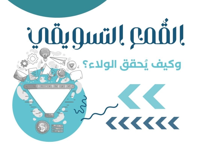 رسم توضيحي للقمع التسويقي